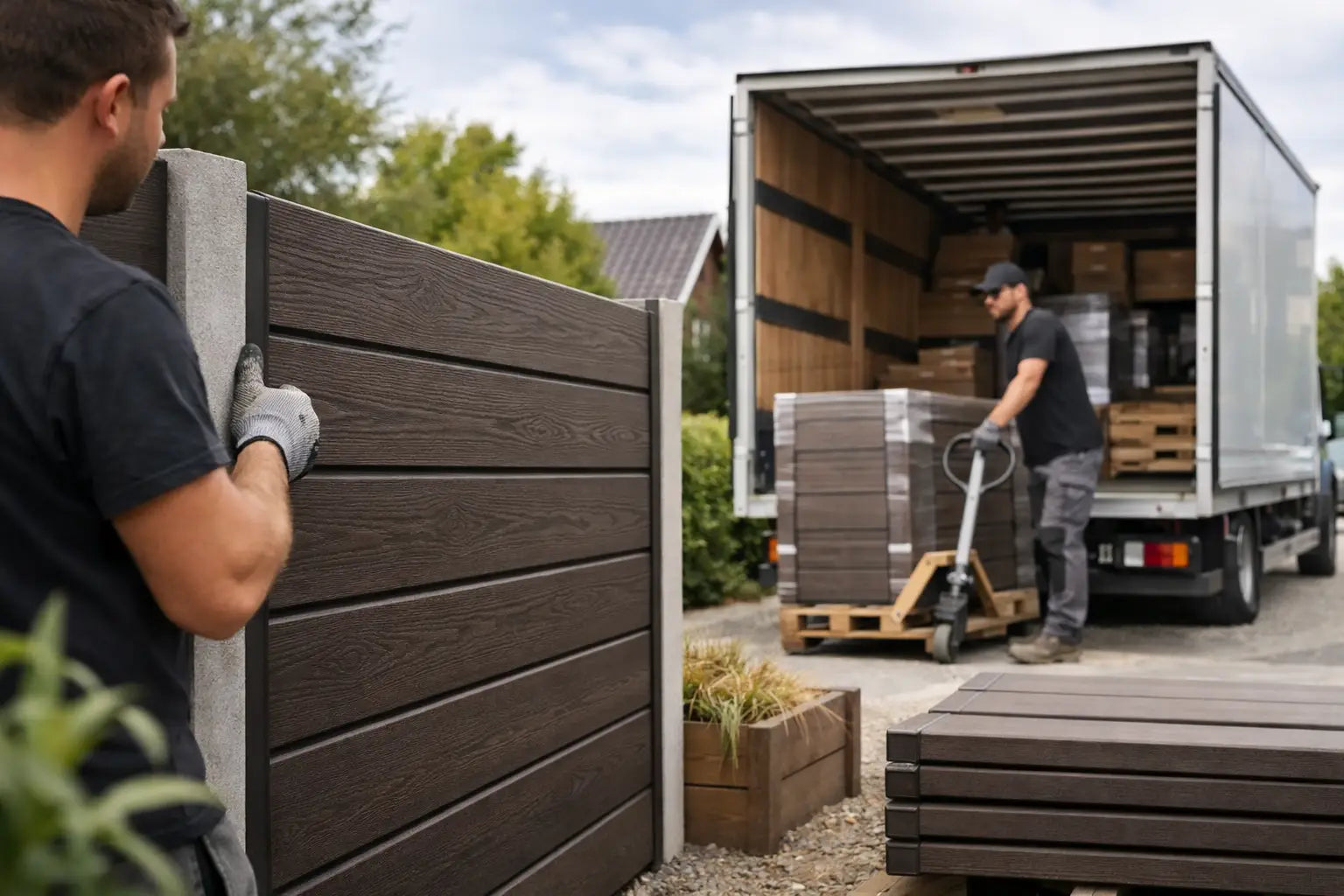 Snelle levering schutting kopen zonder gedoe